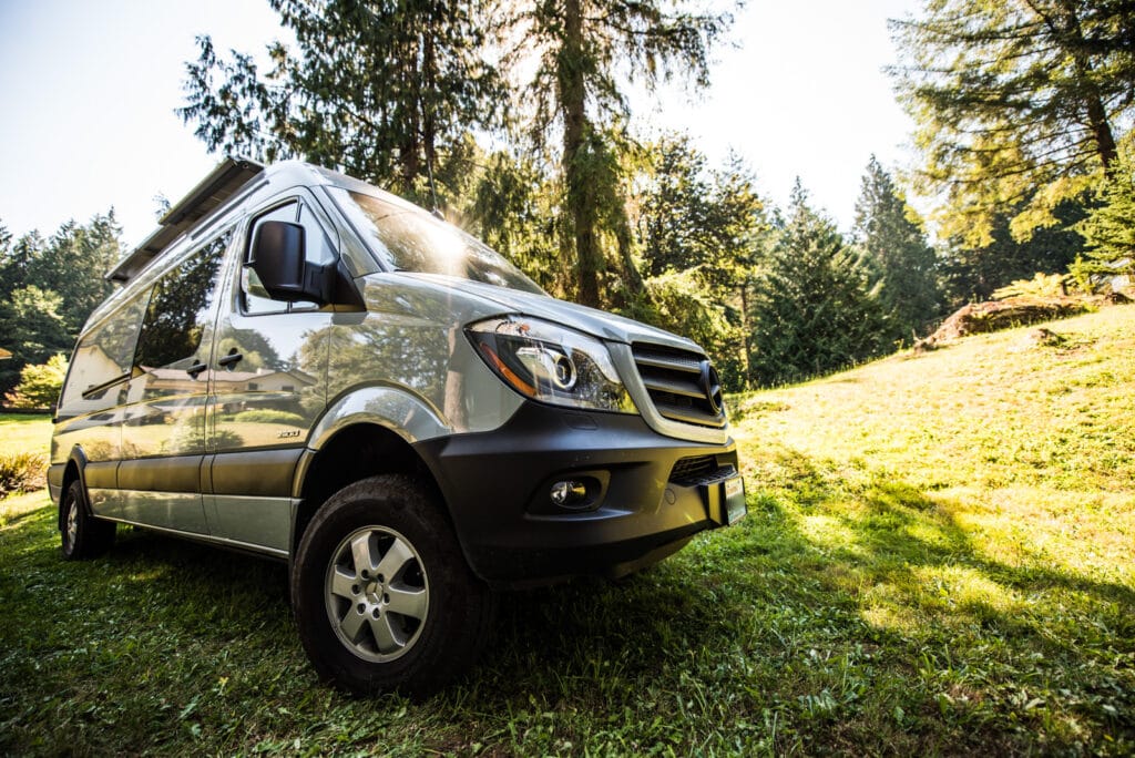 The Escape Pod - a long wheelbase 2500 4x4 Sprinter van